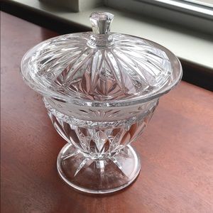 Crystal Candy Dish with Lid